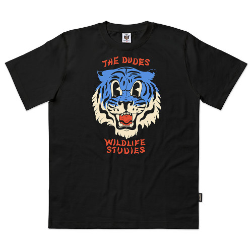 The Dudes Ανδρική κοντομάνικη μπλούζα Big Solo Tiger Blue Classic T-Shirt